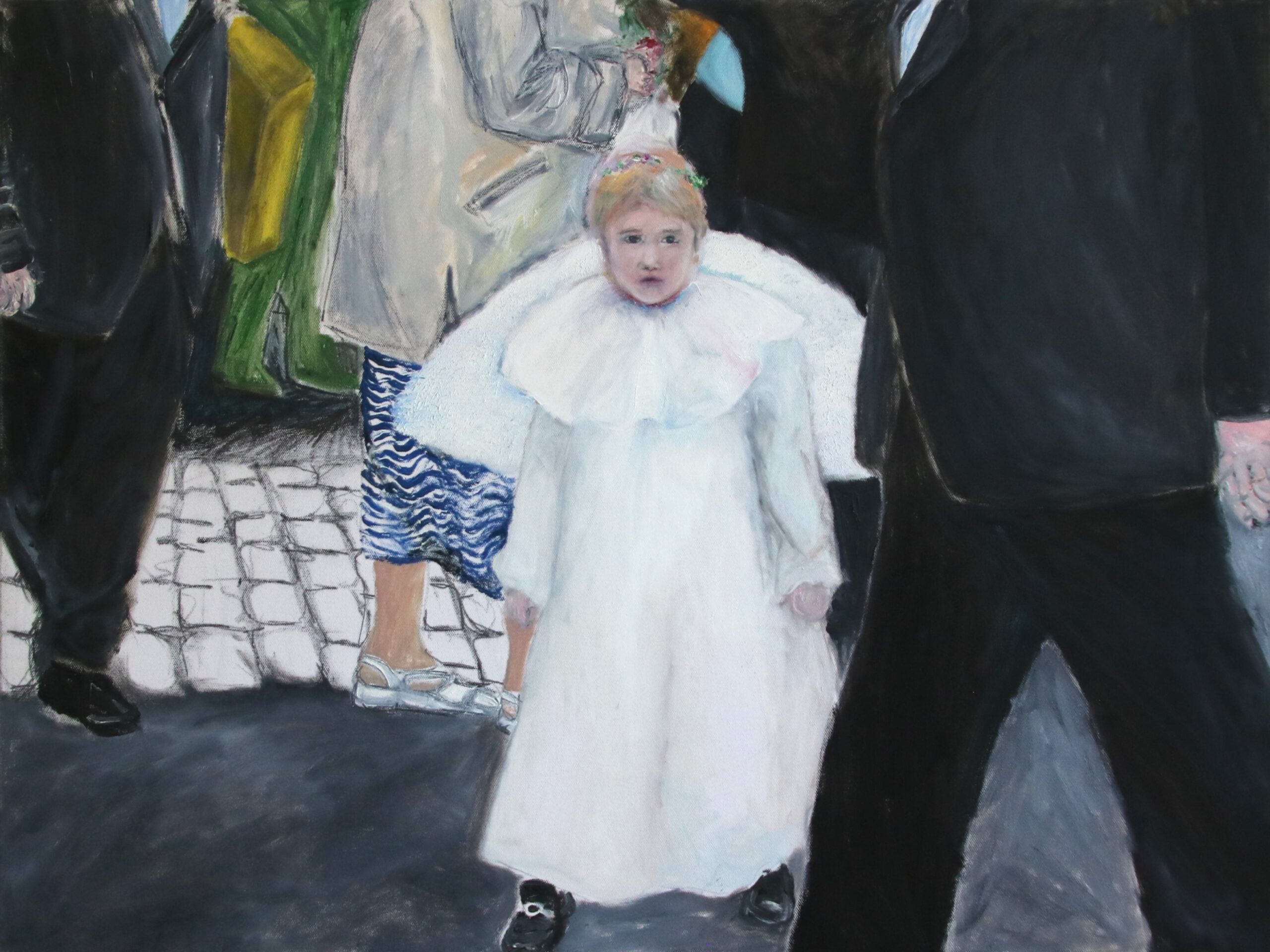 „Polnisches Mädchen 1“ 2006 © Andrea Freiberg, oil and acryl on canvas, 60 x 80 cm
