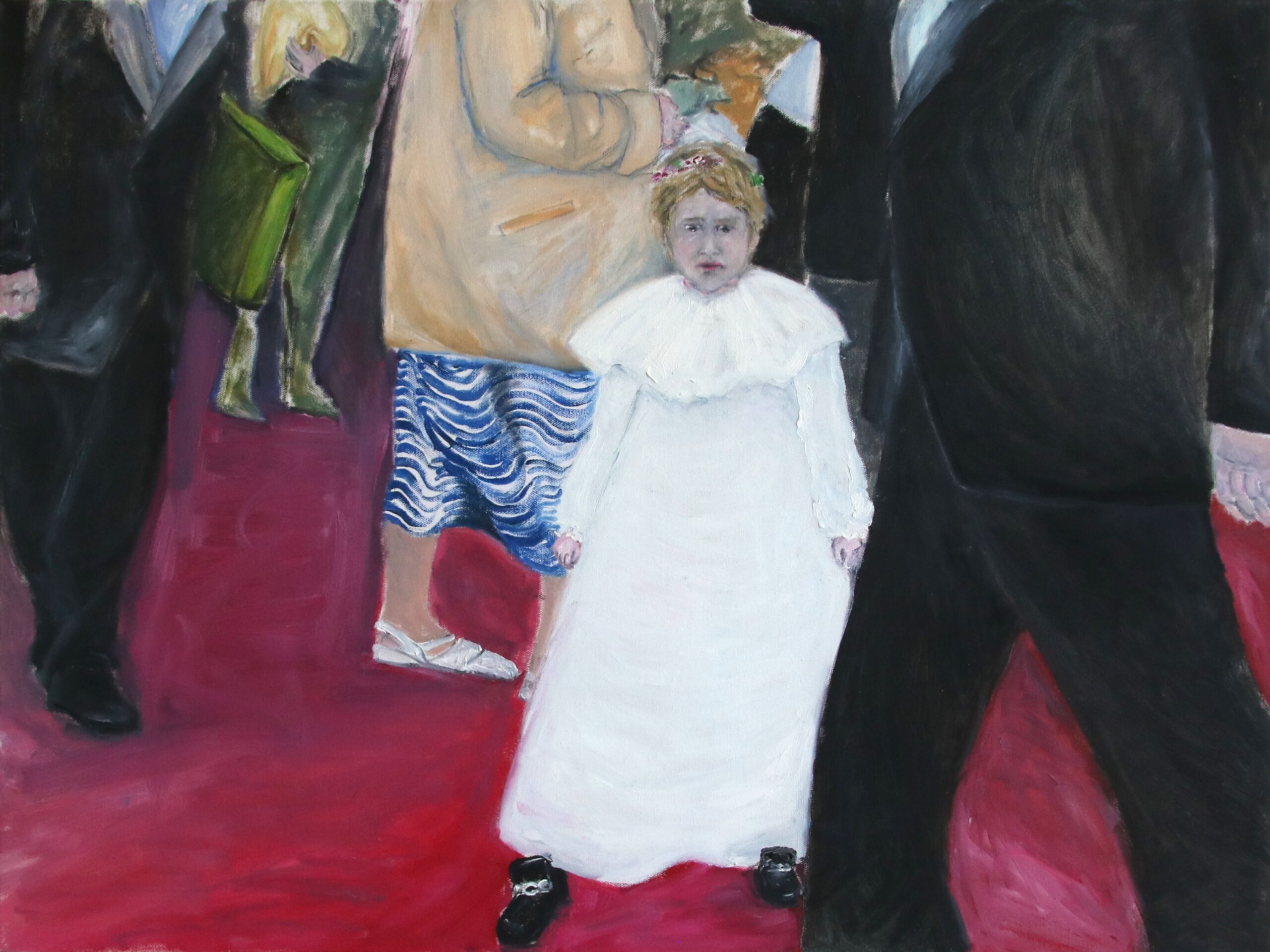 „Polnisches Mädchen 1“ 2006 © Andrea Freiberg, oil and acryl on canvas, 60 x 80 cm