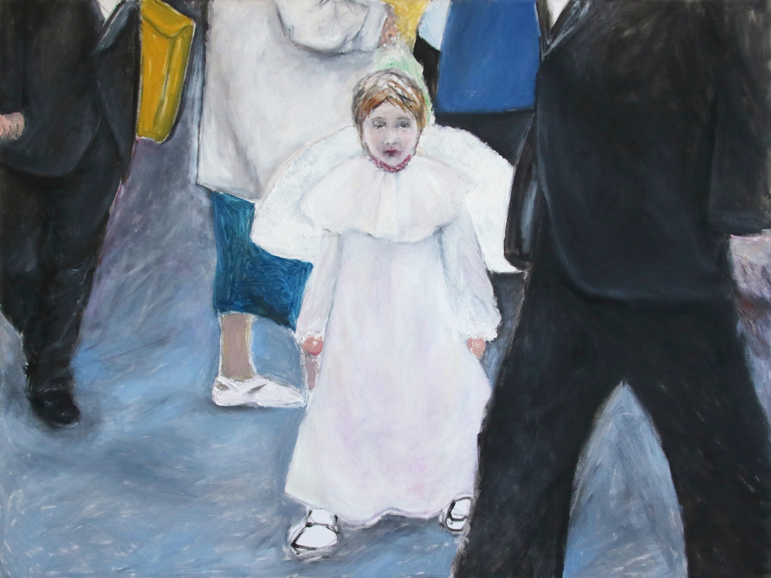 „Polnisches Mädchen 1“ 2006 © Andrea Freiberg, oil and acryl on canvas, 60 x 80 cm