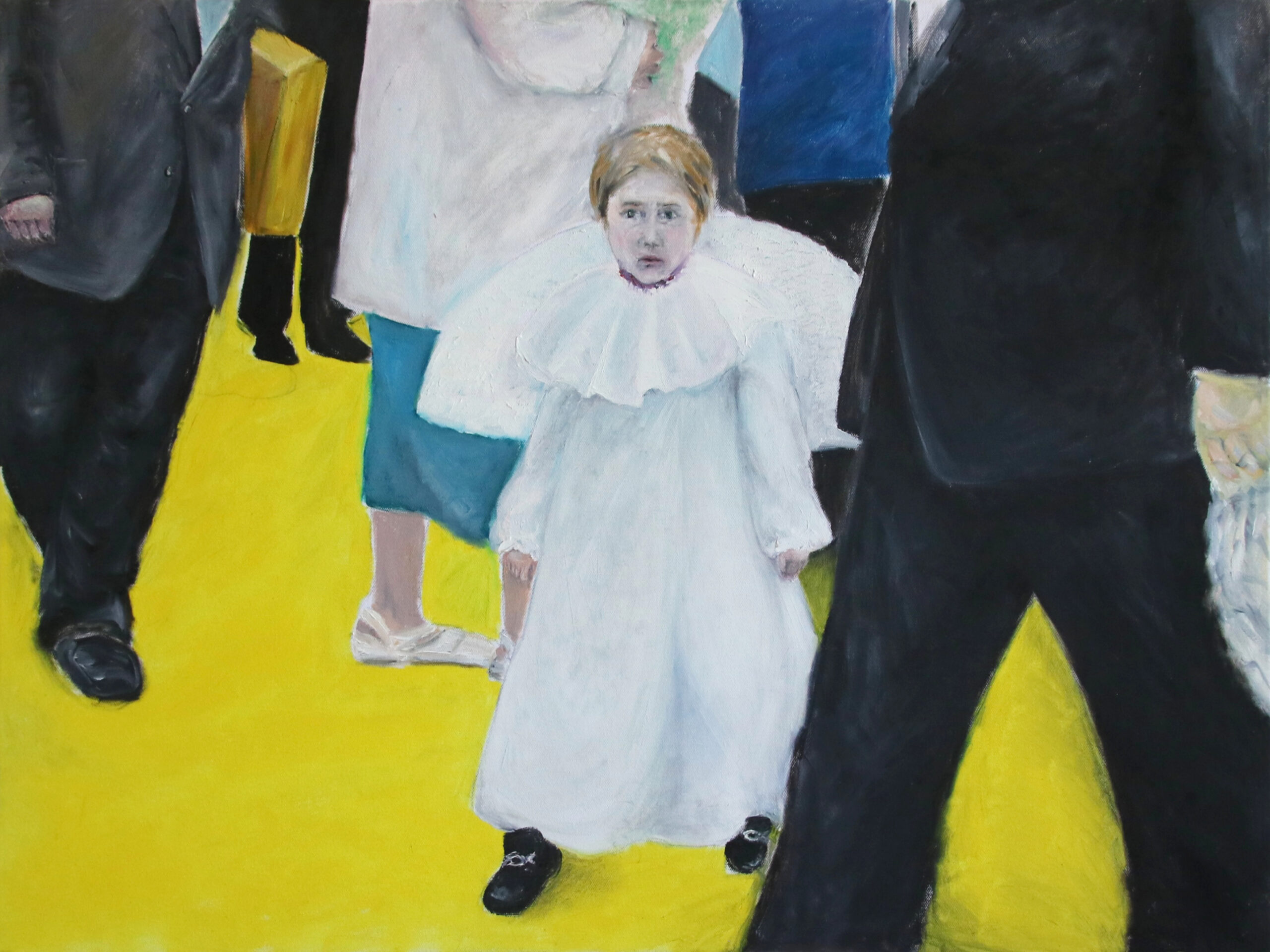 „Polnisches Mädchen 1“ 2006 © Andrea Freiberg, oil and acryl on canvas, 60 x 80 cm