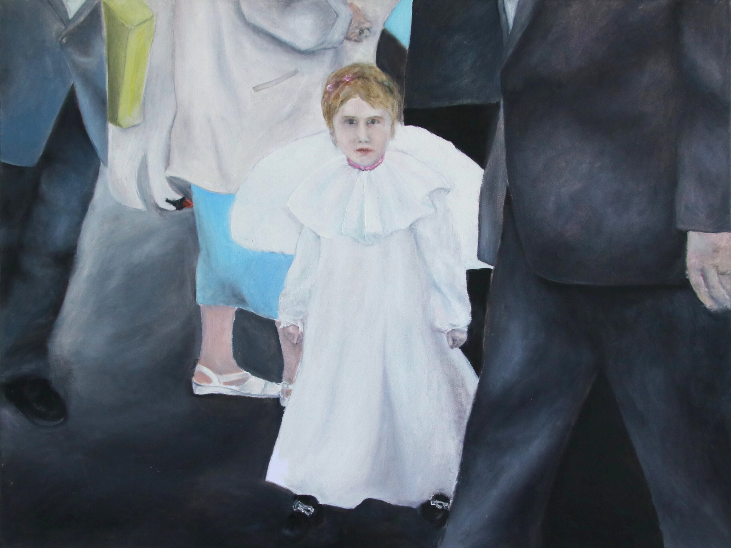 „Polnisches Mädchen 1“ 2006 © Andrea Freiberg, oil and acryl on canvas, 60 x 80 cm