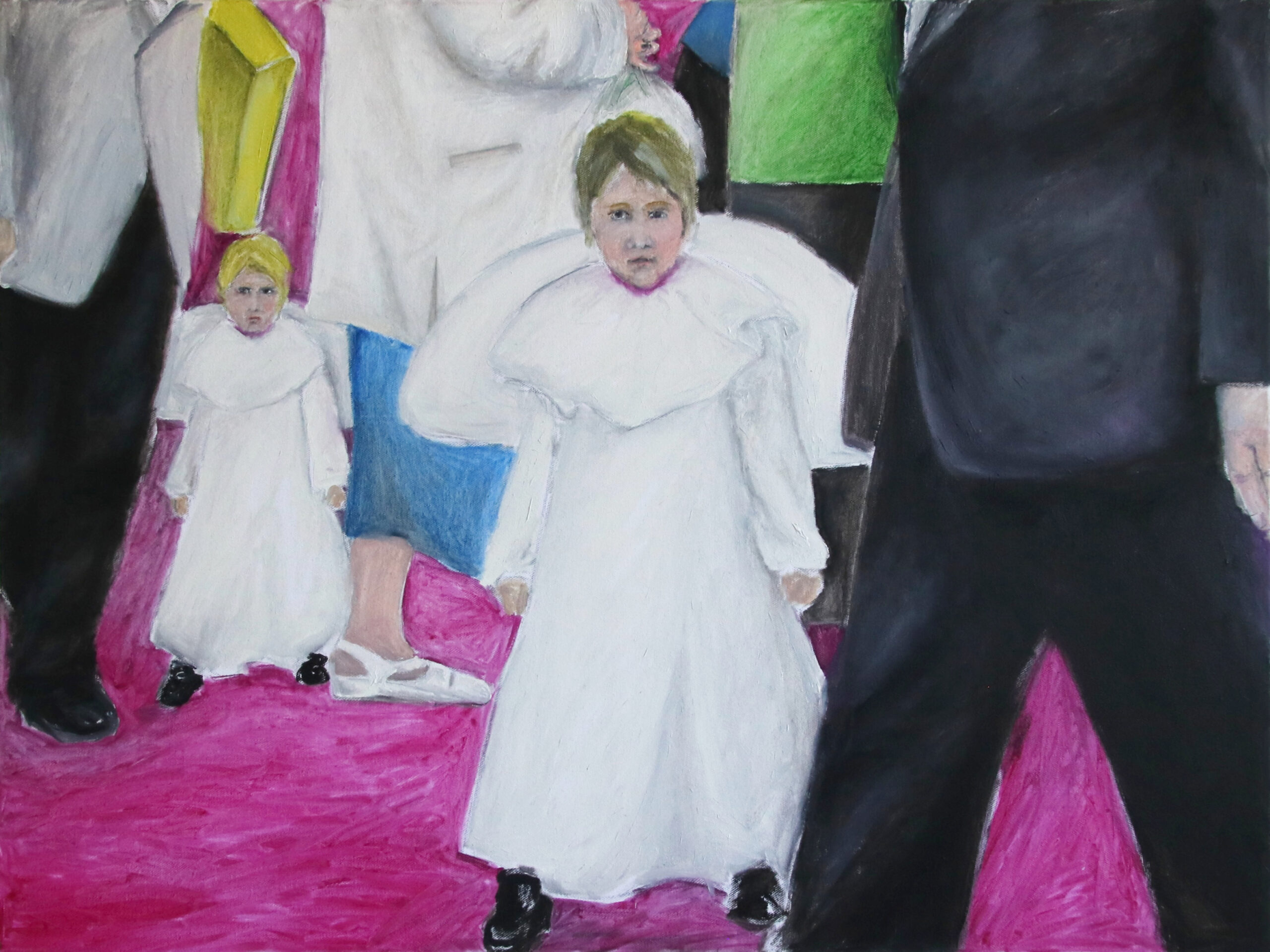 „Polnisches Mädchen 1“ 2006 © Andrea Freiberg, oil and acryl on canvas, 60 x 80 cm