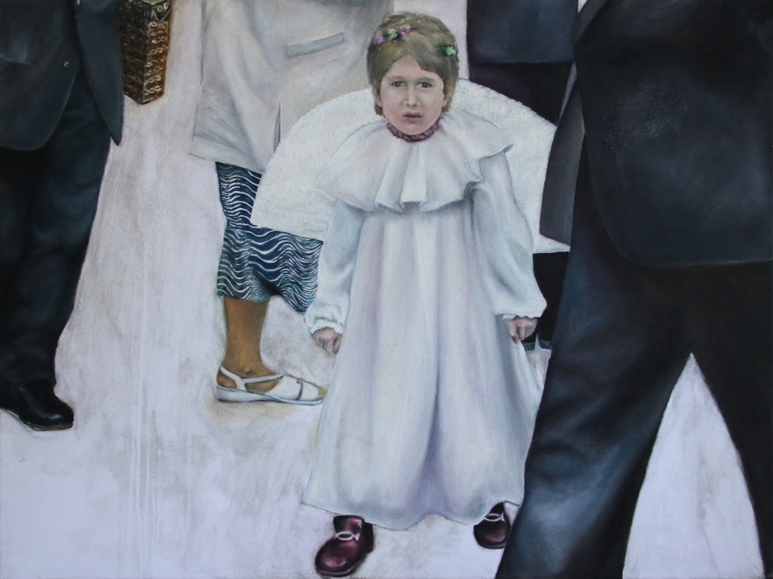 „Polnisches Mädchen 1“ 2006 © Andrea Freiberg, oil and acryl on canvas, 60 x 80 cm
